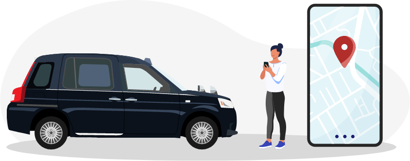 みんなで乗れる、相乗りタクシー 中電Maas